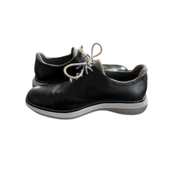 Cole Haan Men\'s sz 8M ØriginalGrand Ultra Laser Oxford Shoes Black main image 11